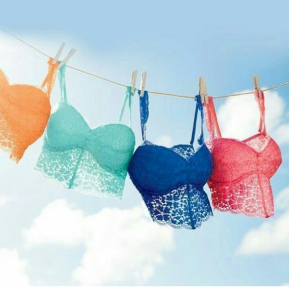 🚫SOLD🚫victoria's secret pink  eyelash bralette - Picture 3 of 4