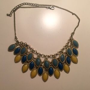 Multilayered, multicolored necklace!