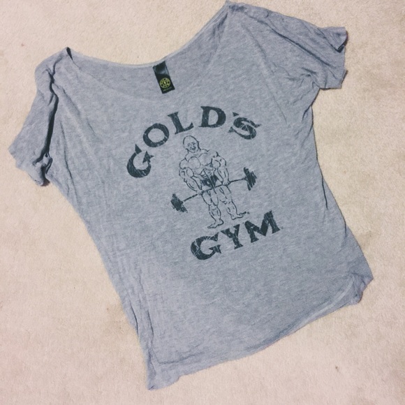Golds gym off the shoulder lose top