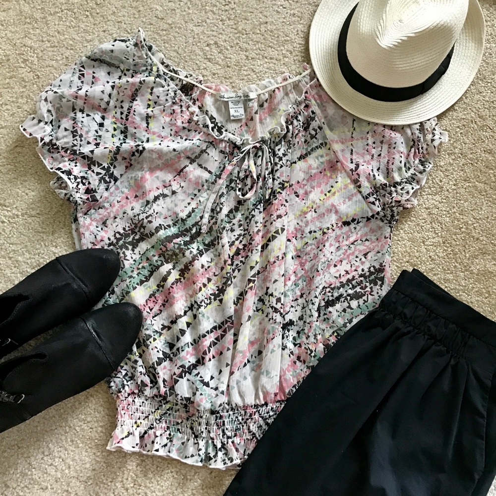 Sheer blouse