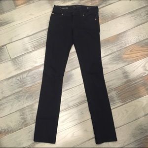DL1961 "Tory" Slim Straight Leg Jeans in black