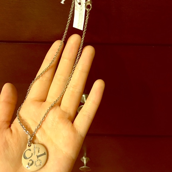 Chloé Choker, Silver + Tan - Picture 3 of 3