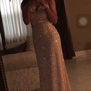 Prom Girl Blush Scala Dress