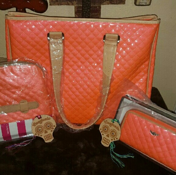 Consuela Tangerine Dream Grand Tote w/ Extras