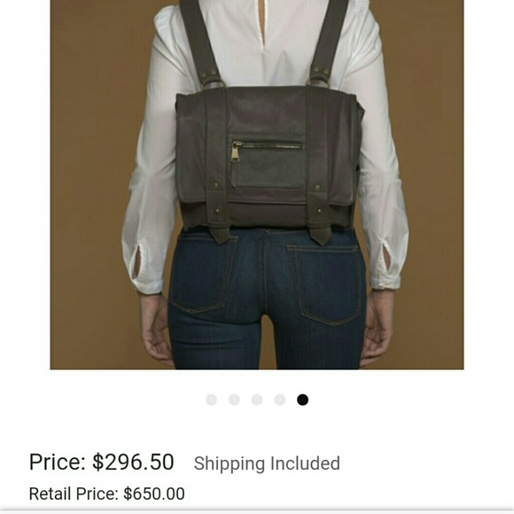 VERE VERTE MIDI LEATHER convertible backpack - Picture 7 of 8