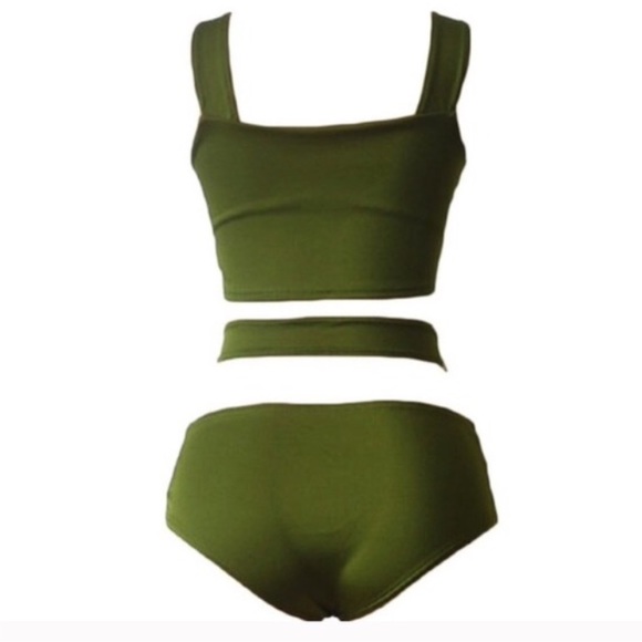Army green bikini SW153 - Picture 3 of 3