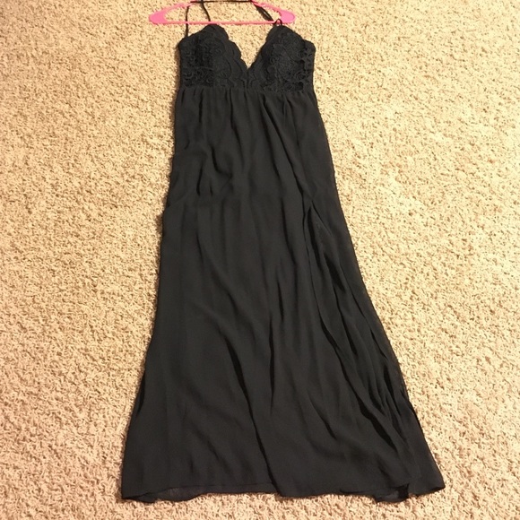 Casual black dress