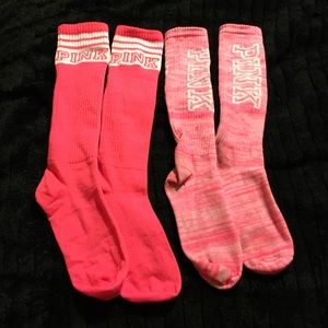 Long PINK socks