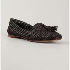 Club Monaco "suite" Raffia Loafers Carrie Forbes
