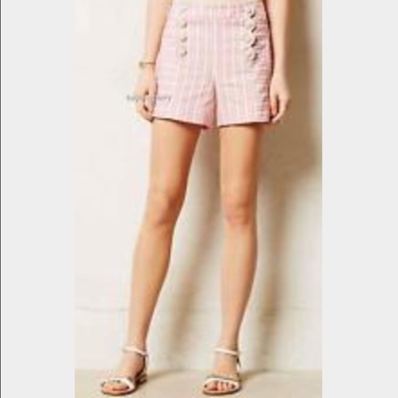 Pink and white striped sailor shorts - Picture 2 of 7