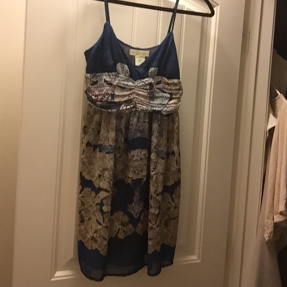 Orchid chiffon dress