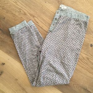 Madewell dreamweave legging pajamas in dot / M