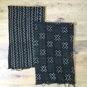 Mali mudcloths, handwoven / beautiful patterns