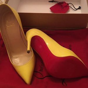 Beautiful new neon yellow authentic CL