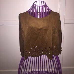 Fringe crop top