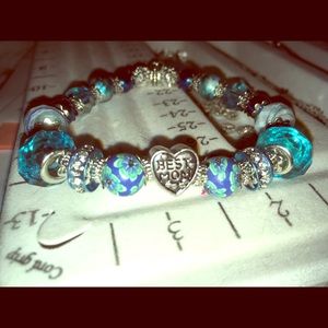 Blue & Silver Bracelet