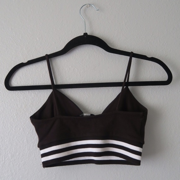 Black stripe crop top - Picture 3 of 3