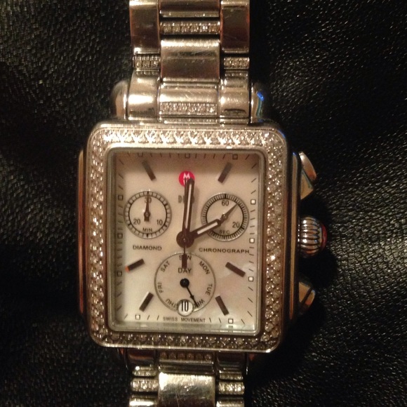 Michele Deco women's watch with diamonds - Picture 2 of 4