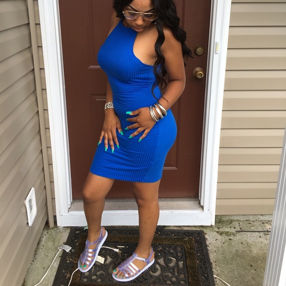 Blue dolphin BodyCon Dress👑😏