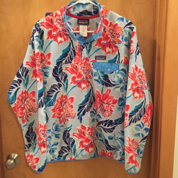 Patagonia Women's Synchilla Sweater L (FLORAL)