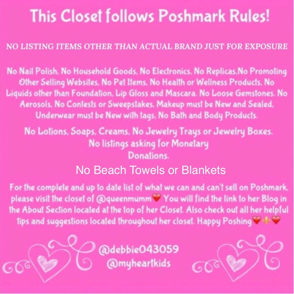 POSHMARK RULES❤️