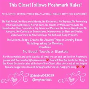 POSHMARK RULES❤️