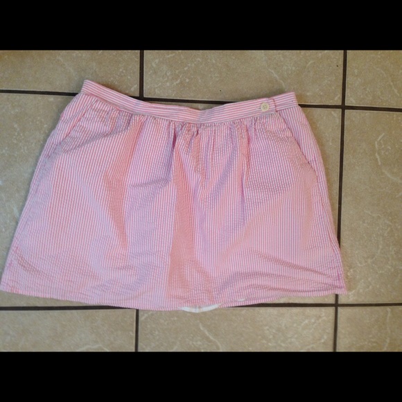 Lilly Pulitzer Seersucker Skirt - M