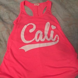 Cute Neon Pink tank top