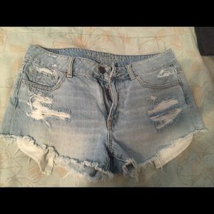 American Eagle High waisted cutoff shorts