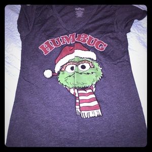 Christmas Oscar the Grouch Tee