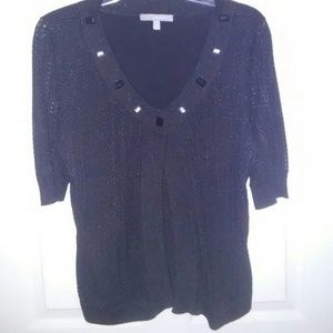 Sparkly black sweater