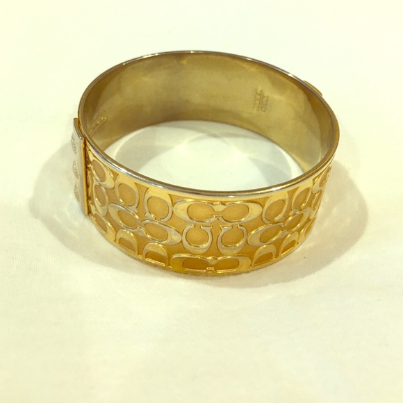 Coach thick bangle bracelet!