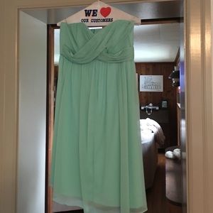 J.Crew Sea Green Bridesmaid Dress