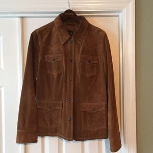 gap suede shirt jacket