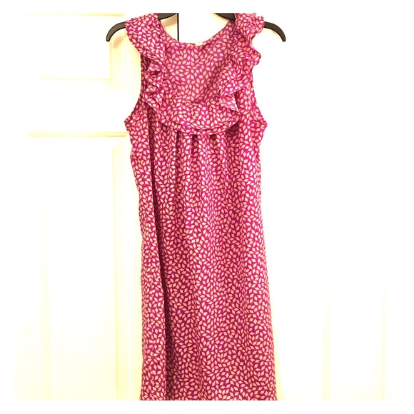 Flowered ruffle dress