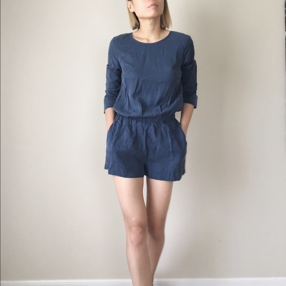 ✳️ SALE Lilique Soft Suede romper - Picture 3 of 4