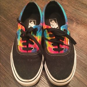 Black / Tye Dye Vans