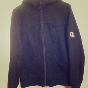 Lululemon Black Scuba Hoodie with Oregon Sate logo