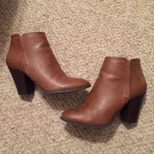 Tan Booties