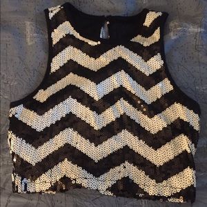 Sequin crop top!