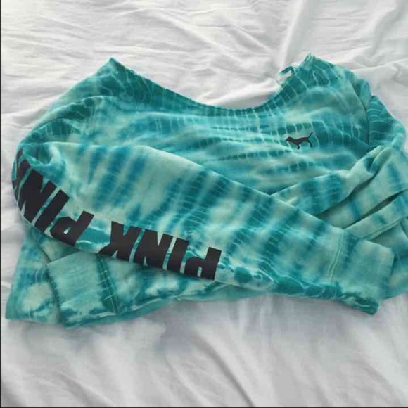 Final⚡️⚡️VS Pink Tie Dye Sweatshirt (S) on Ⓜ️! - Picture 3 of 3