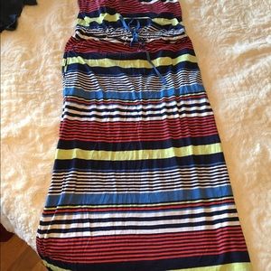 Tommy Hilfiger strapless dress with pockets