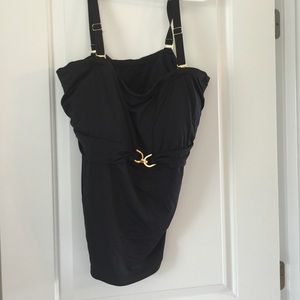 Michael Kors Plus Size Banadeau  Swimsuit Top