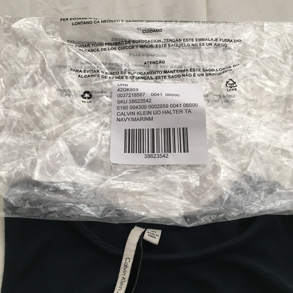 ❌❌SOLD❌❌NWT Urban Outfitters Calvin Klein halter - Picture 3 of 4