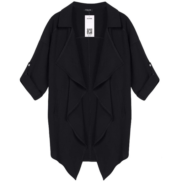 NWOT // Waterfall Draped Jacket