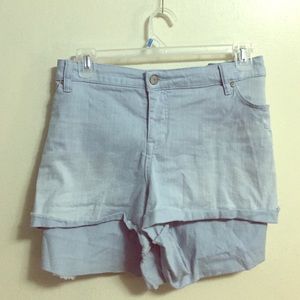 Torrid 28W short shorts.