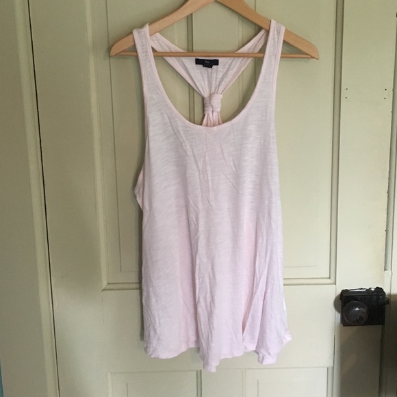 GAP Pink Racerback Burnout Tank