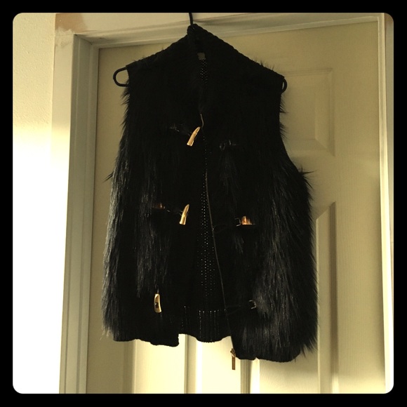 MK Fur Sweater Vest - Picture 2 of 5