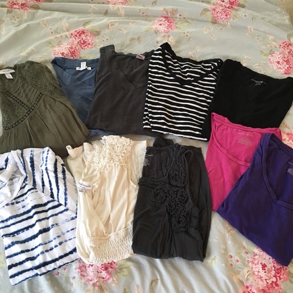 Lot of maternity tops!