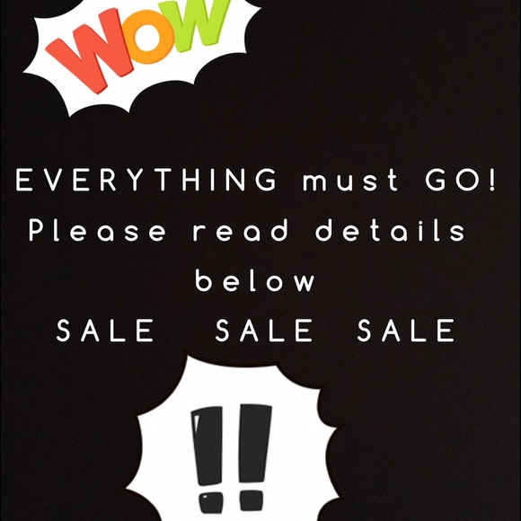 EVERYTHING MUST GO❗️All reasonable offers ACCEPTED